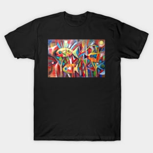 Abstract fish T-Shirt